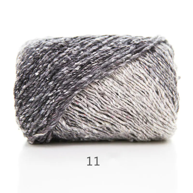 Artist Dyed Colorful Yarn for Crochet Scarf & Hat