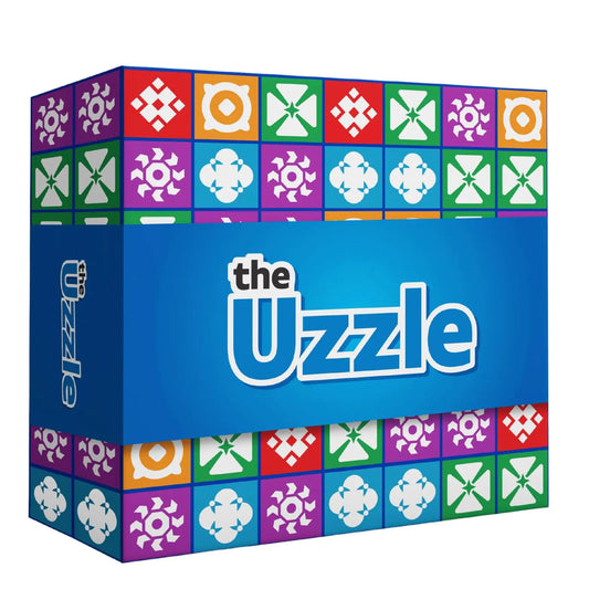 The Uzzle 3.0 Board Game Popular Family Board Games for Adults Suitable for Children and Adults Pattern Block Puzzles Games Classroom Games for Kids and Adults for Age 4+