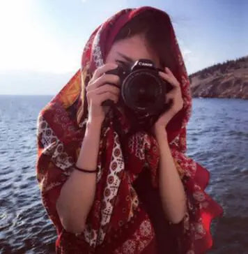 Scarf, Shawl, Twill Cotton Silk Scarf
